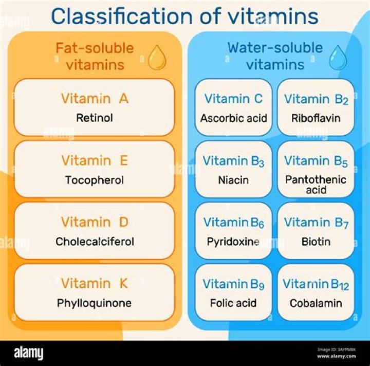 Are B vitamins fat soluble