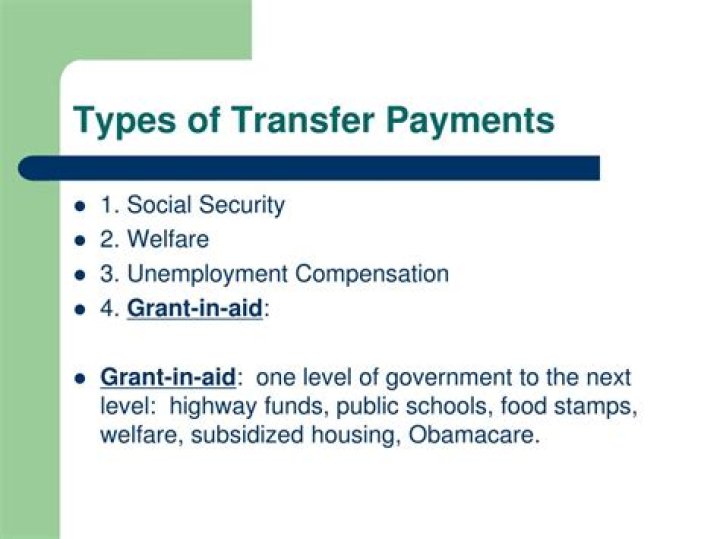 Are transfer payments included in government spending