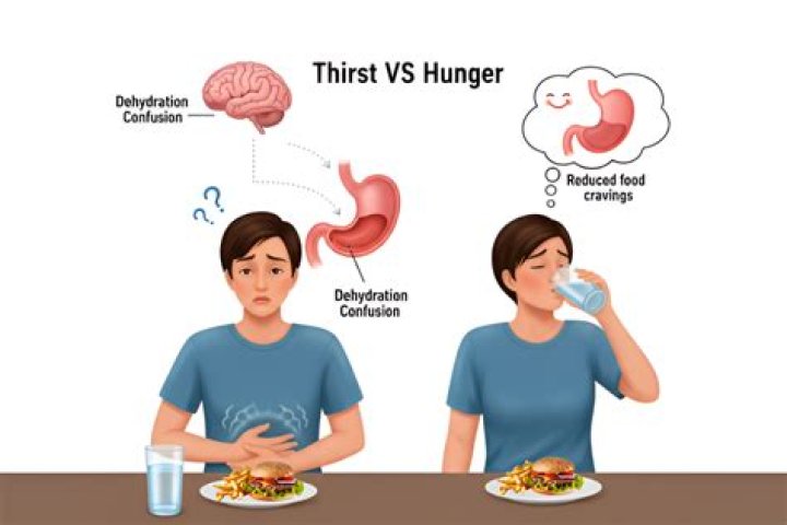 Can dehydration feel like hunger