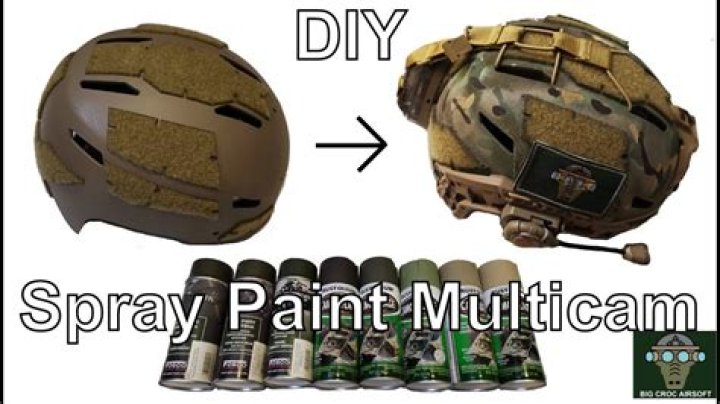 Can I spray paint my helmet