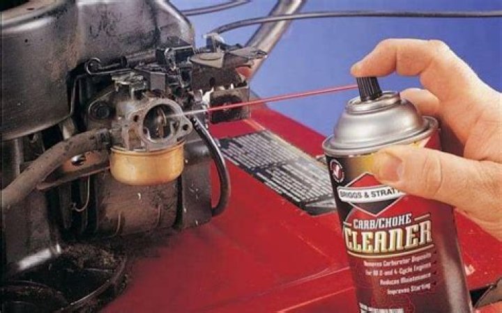 Can I use carb cleaner to clean engine