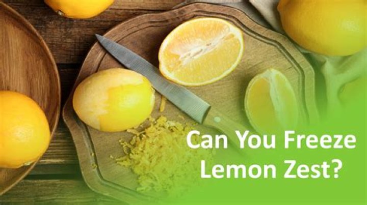Can you freeze lime zest