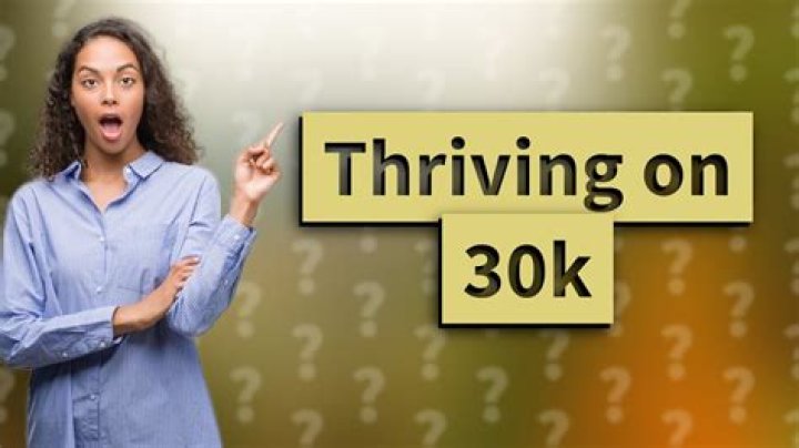Can you live on 30k a year