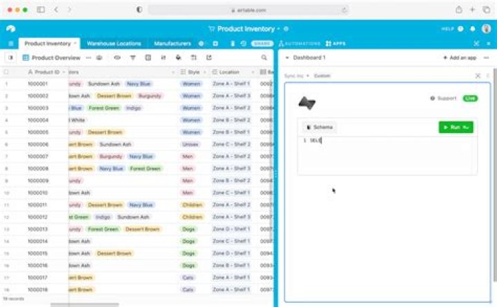 Does Airtable use SQL