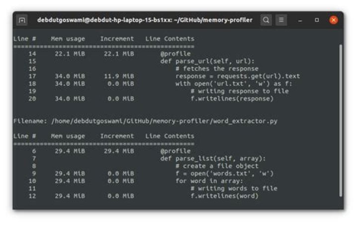 How do I use memory profiler in Python