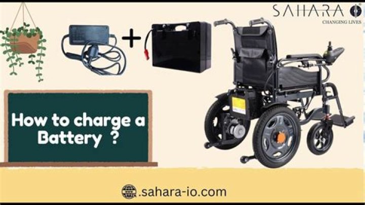 How do you charge a power chair battery