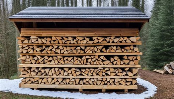 How do you cover a wood pile