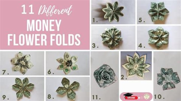 How do you make a flower out of a dollar bill
