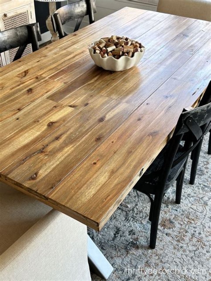 How do you refinish a wood end table