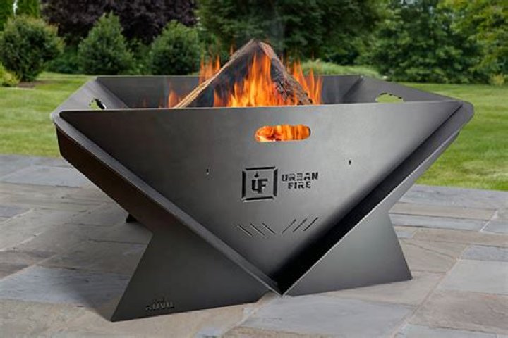 How do you remove rust from a metal fire pit