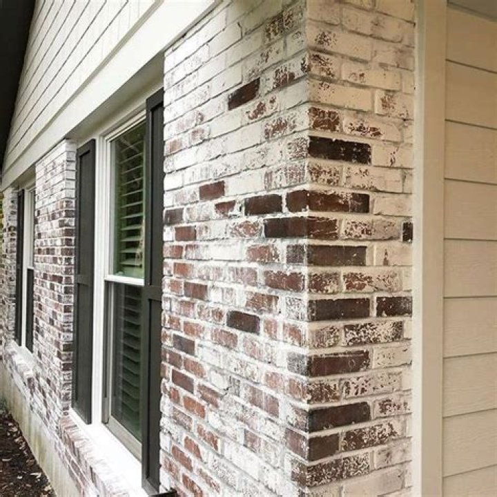 How do you whitewash brick indoors
