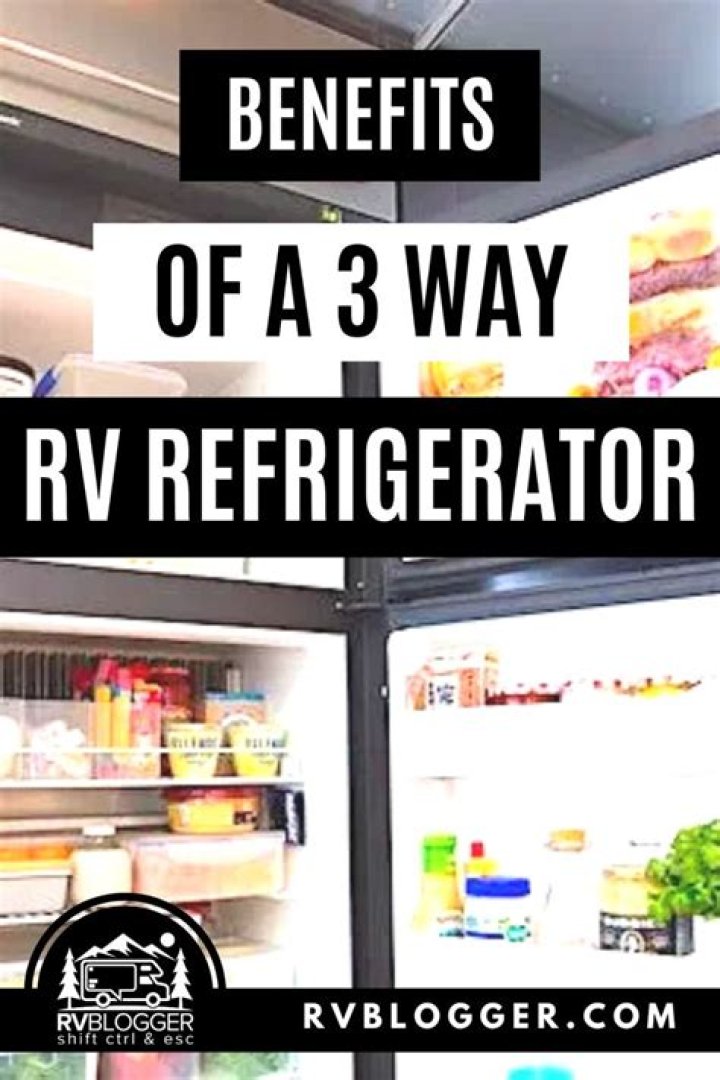 How does a 3 way RV fridge work