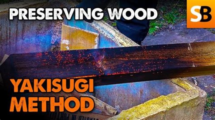 How does charring wood preserve it