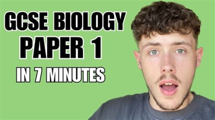 How many biology GCSE papers are there