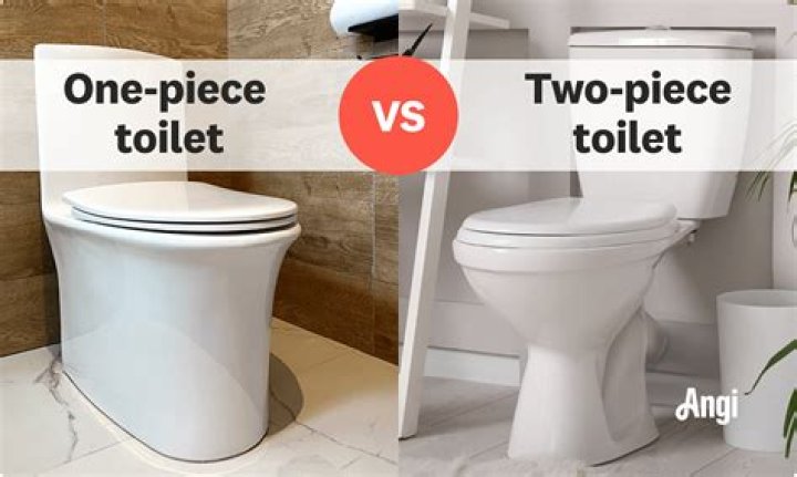 Is a two piece toilet better than a one piece