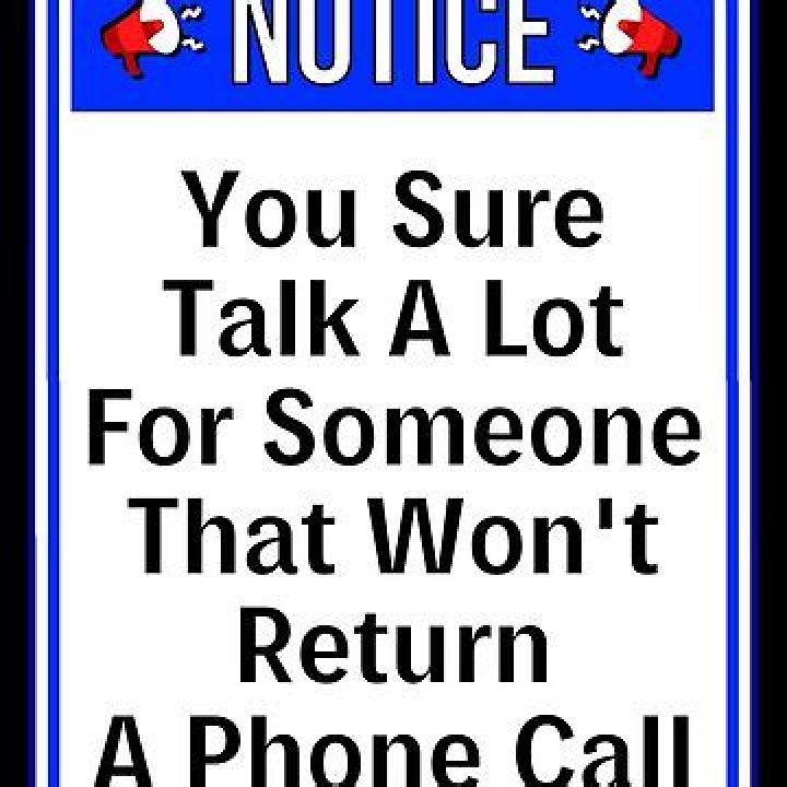 Is it disrespectful to not return a phone call