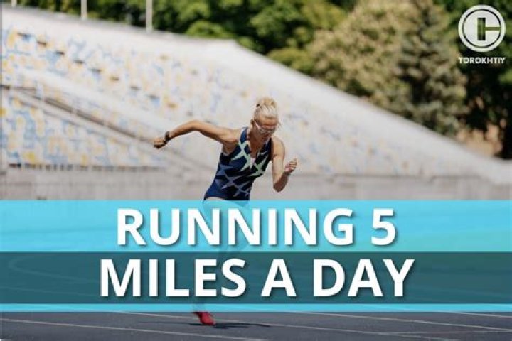 Is running 5 miles a day good for you