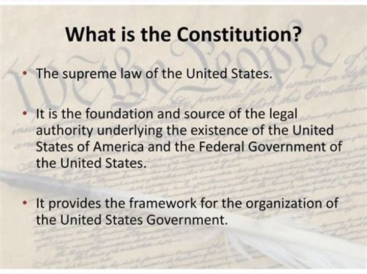 Is the constitution considered federal law