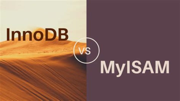 Should I use InnoDB or MyISAM