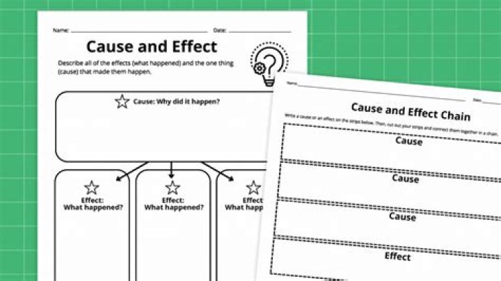 What are some keywords for cause and effect