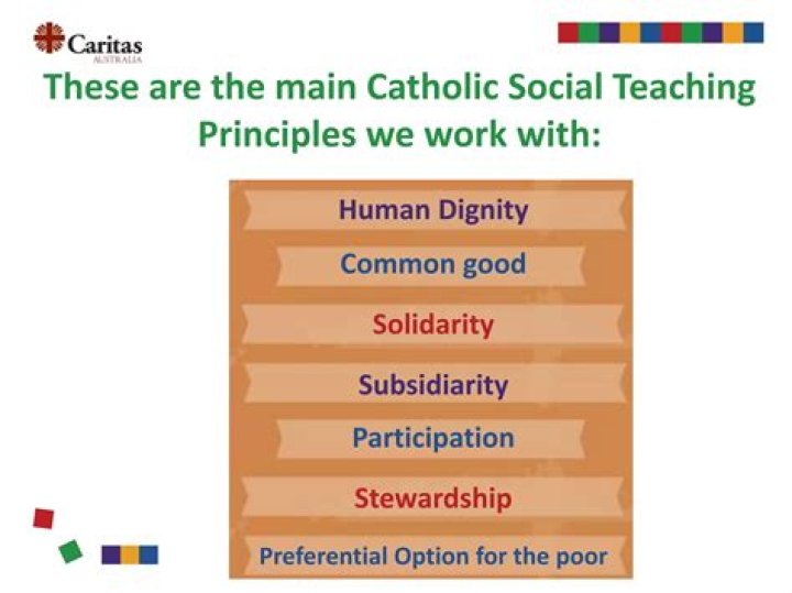 What are the key principles of Catholic social teaching