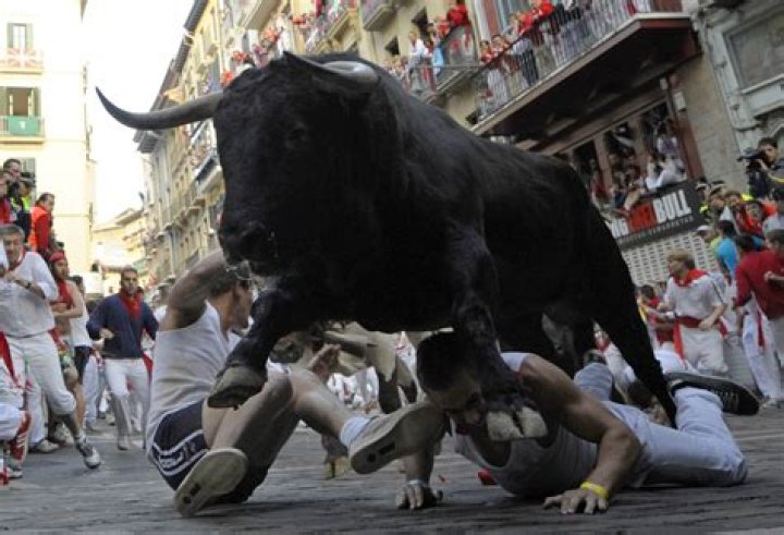 What are the runners called in the running of the bulls