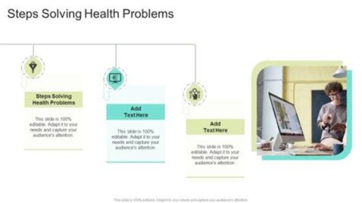 What are the steps in solving health problems