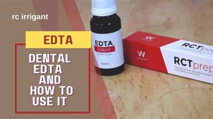 What contains EDTA