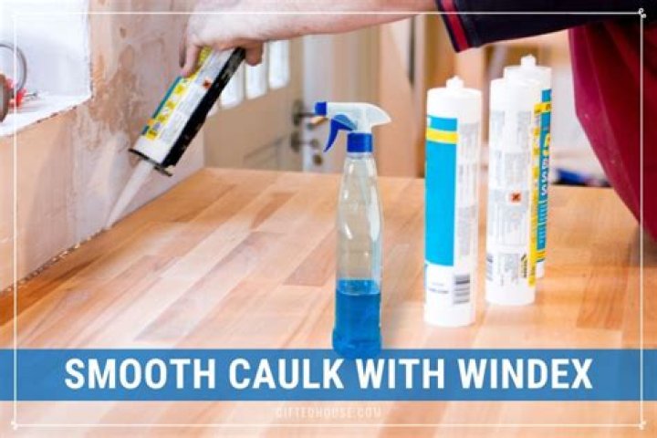 What do you use to smooth caulk