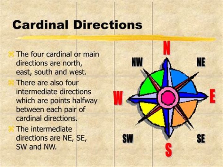What does Cardinal direction mean in social studies