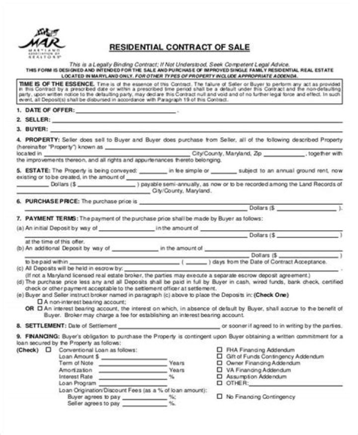 What does it mean to sell a house on contract