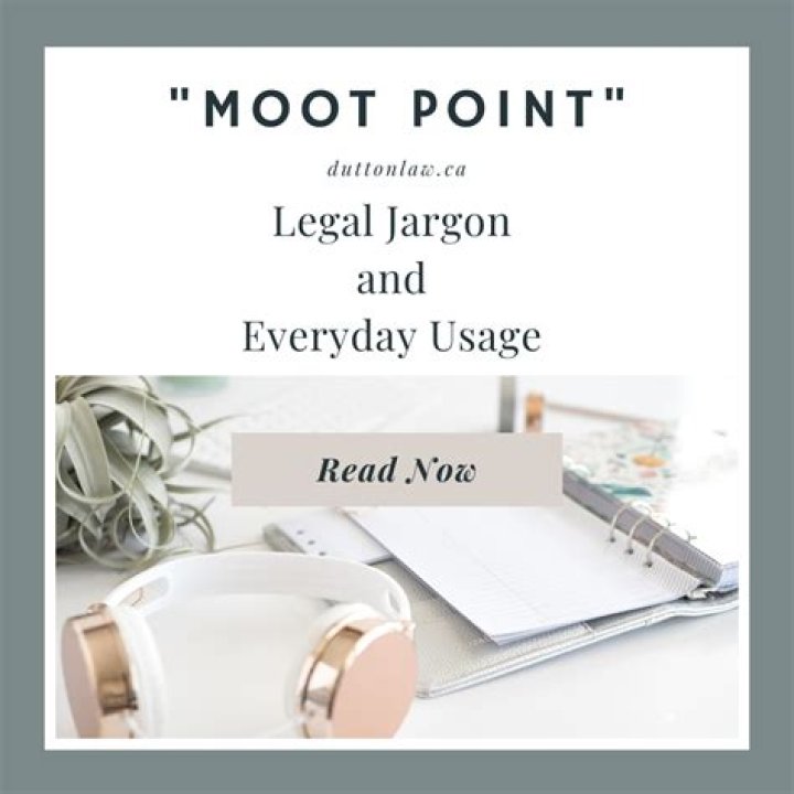 What does moot mean in legal terms