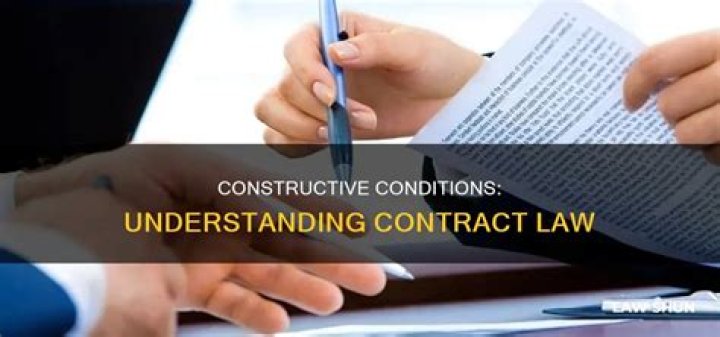 What is a constructive condition