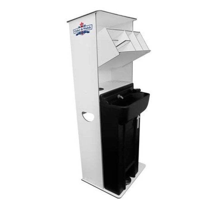 What is a requirement for handwashing stations in a kitchen