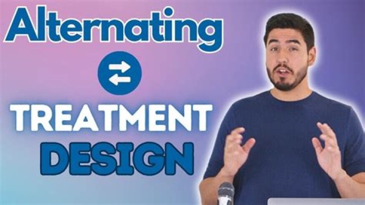 What is alternating treatment design
