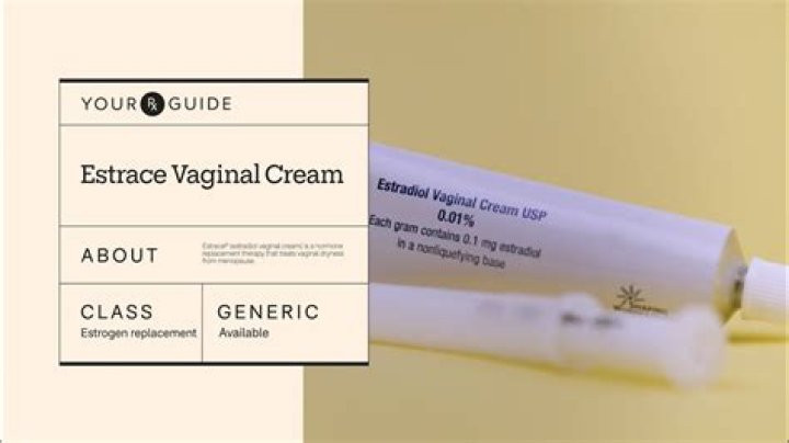 What is estradiol cream used for