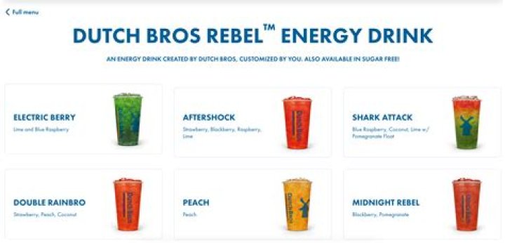 What is the best Dutch Bros rebel