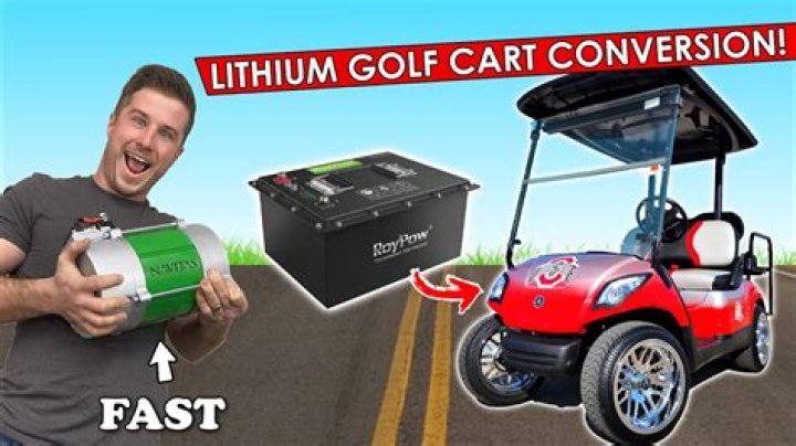 What kind of battery does a Yamaha golf cart take