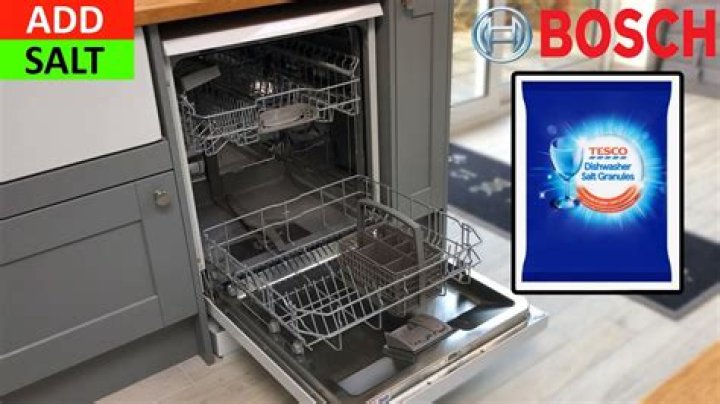 What kind of salt do you use in a Bosch dishwasher
