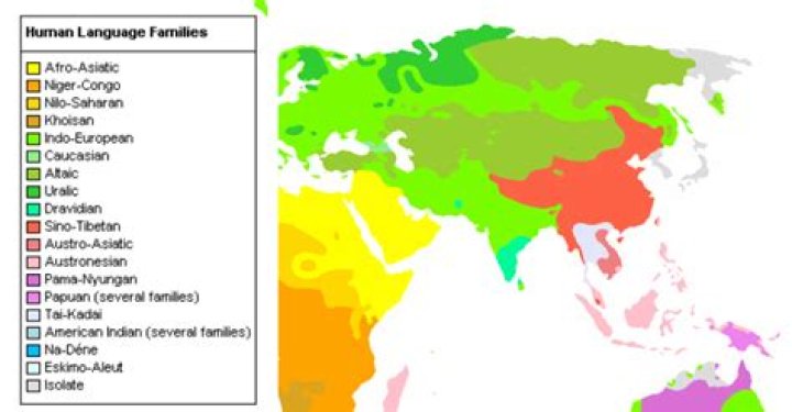 What languages are spoken in Asia