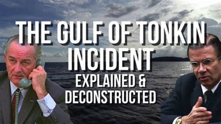 What president used the Tonkin Gulf incident as an excuse