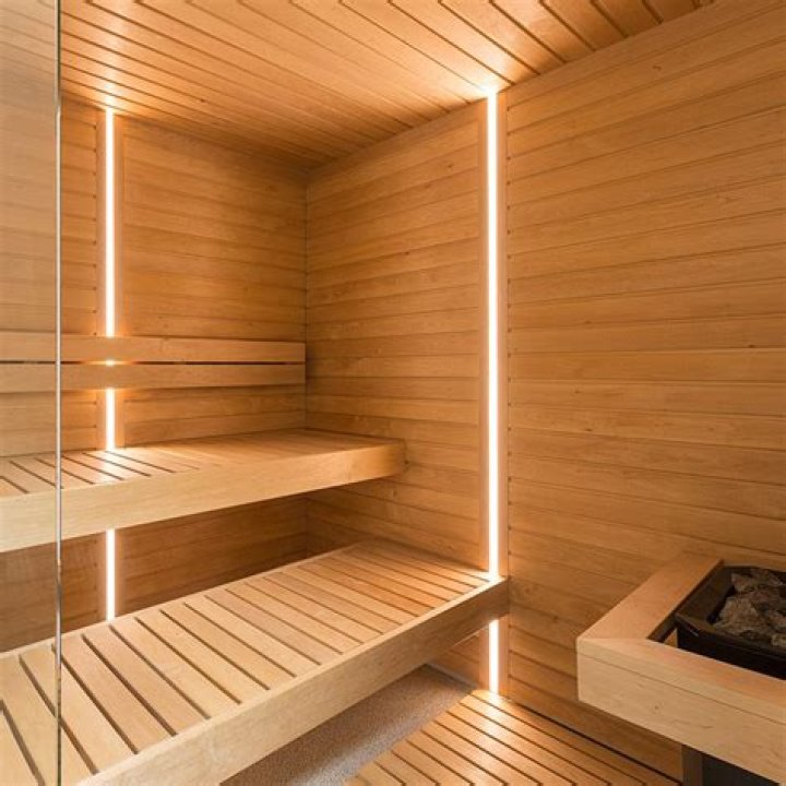What wood is used for saunas