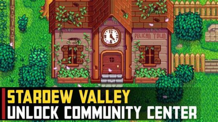 Whats hidden behind the community center stardew valley