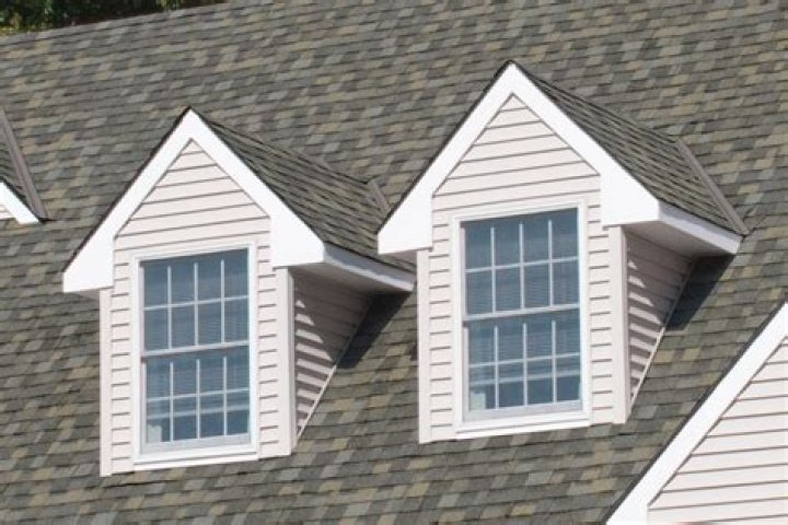 Where are gable with dormer roofs most common