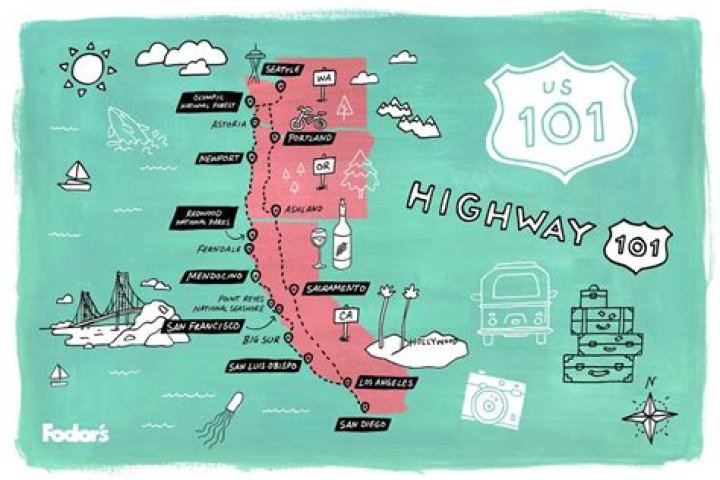 Where can I stop Highway 101