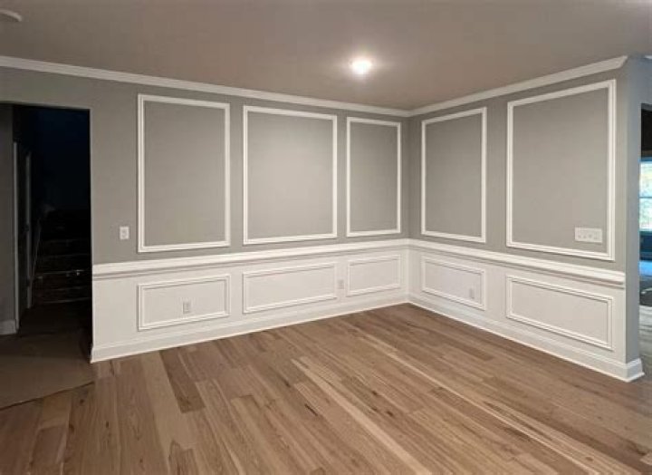 Where should wainscoting be placed in a house