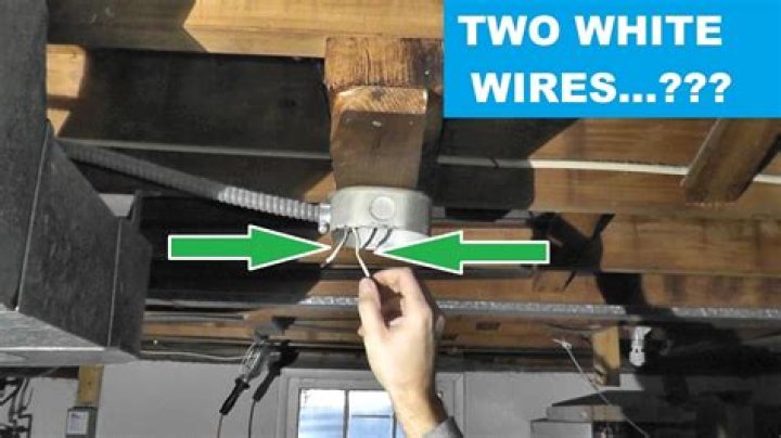 Which wire is hot when both are white