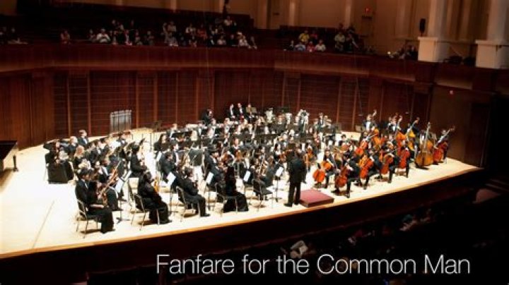 Who did fanfare for the common man