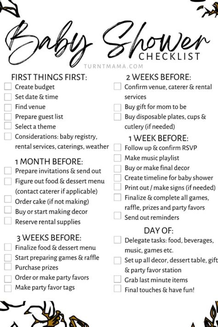 Who is responsible for throwing a baby shower