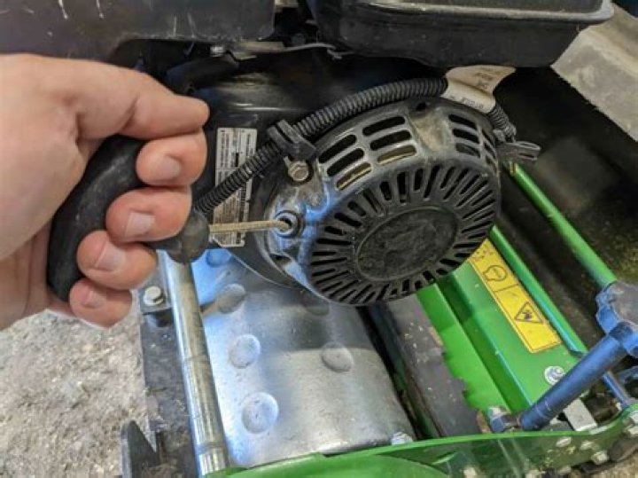 Why does my petrol mower start then cut out